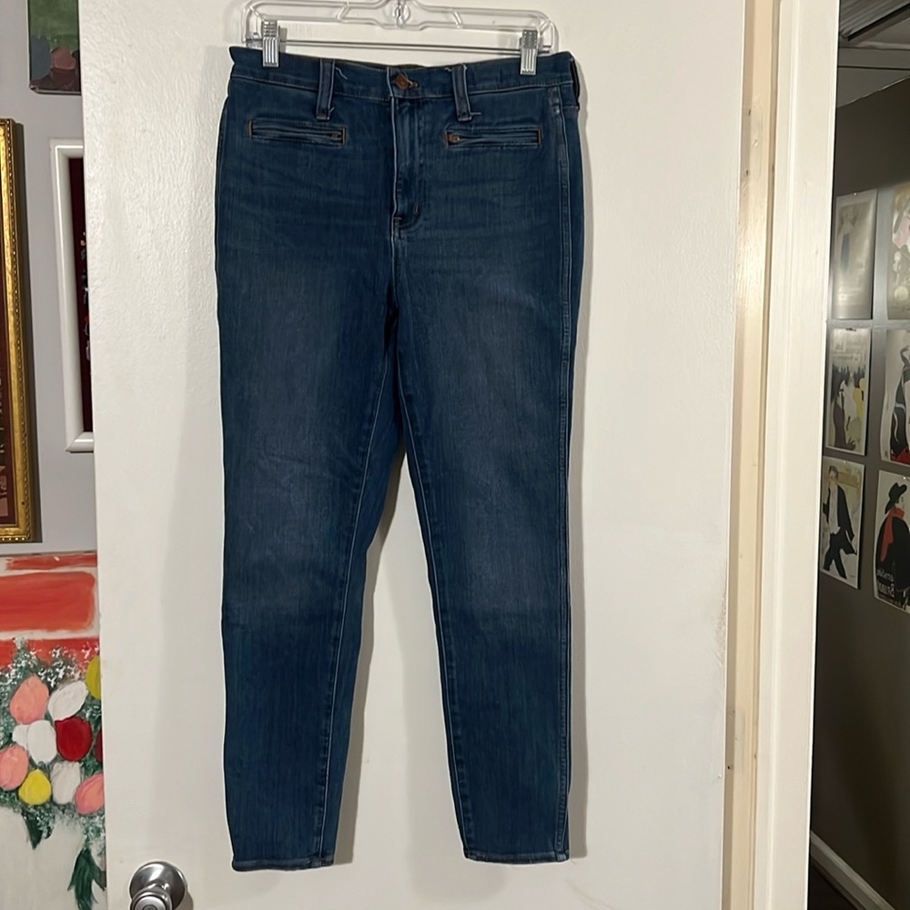 Madewell blue road tripper jeggings
